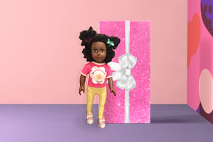 Image of New Custom "I'm Compassionate" Jade Doll - Jade Package