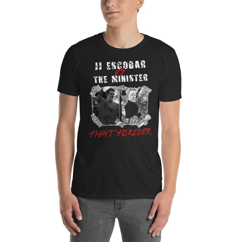 Image of Escobar vs. The Minister - P.O.R Wrestling Tee