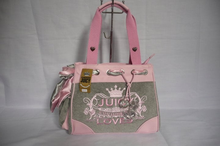 Vintage Rare Brown Pink Juicy Couture Bag Purse Handbag Juicy Pretty Thing  | eBay