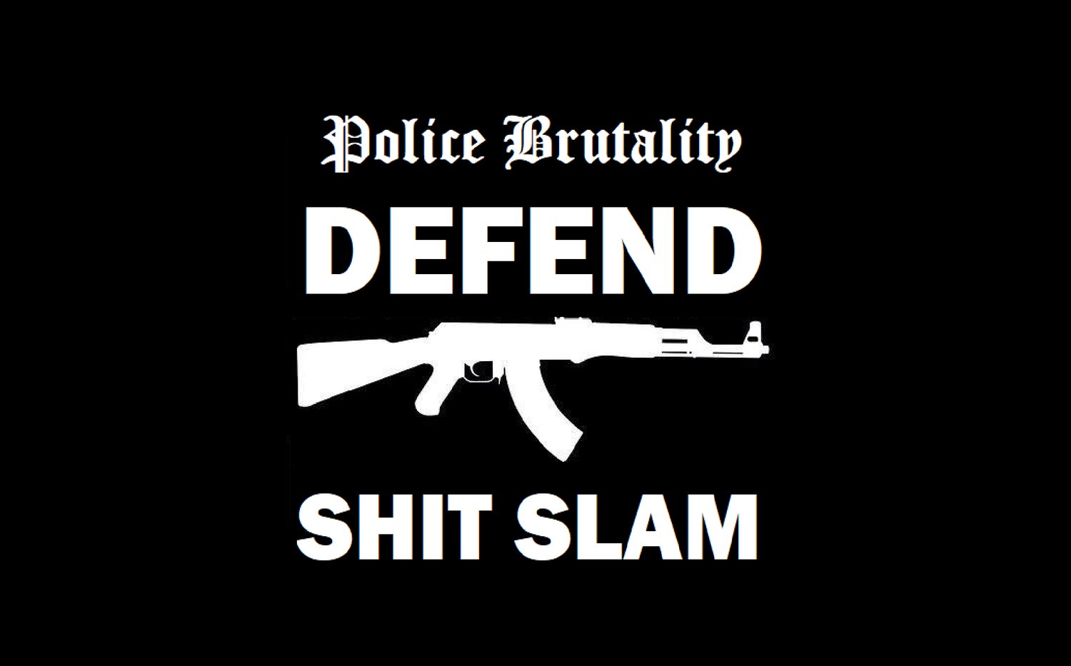 Image of DEFEND SHIT SLAM WALL FLAG