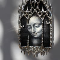 Image 3 of Cathedral window pendant #2