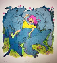 Nap Club 4 colour risograph