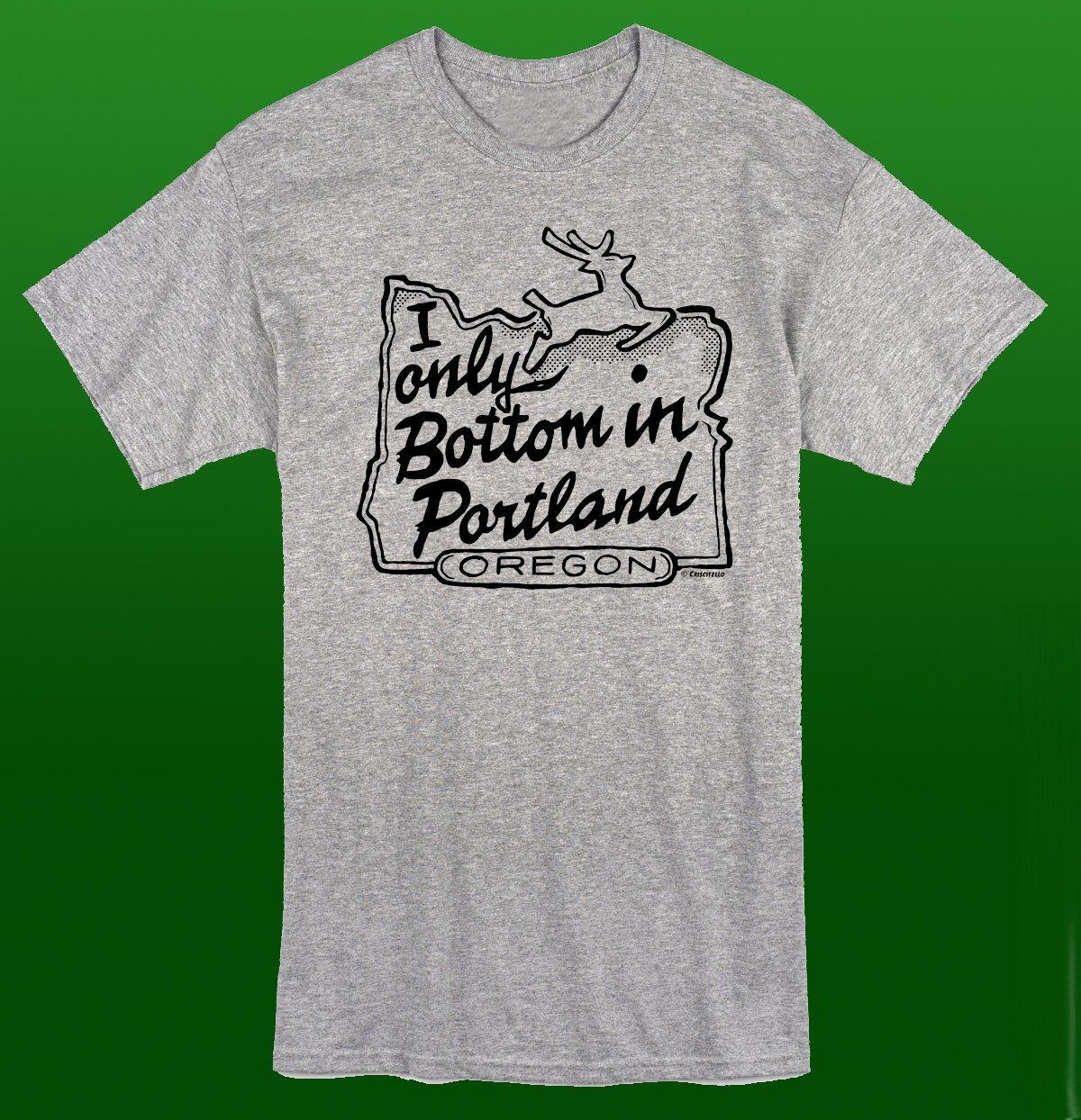 Image of I Only Bottom In Portland Tee