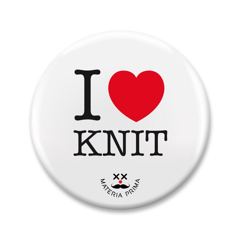 Image of Chapa "I love knit"