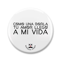 Chapa "Como una borla"