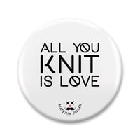 Chapa "All you knit is love"