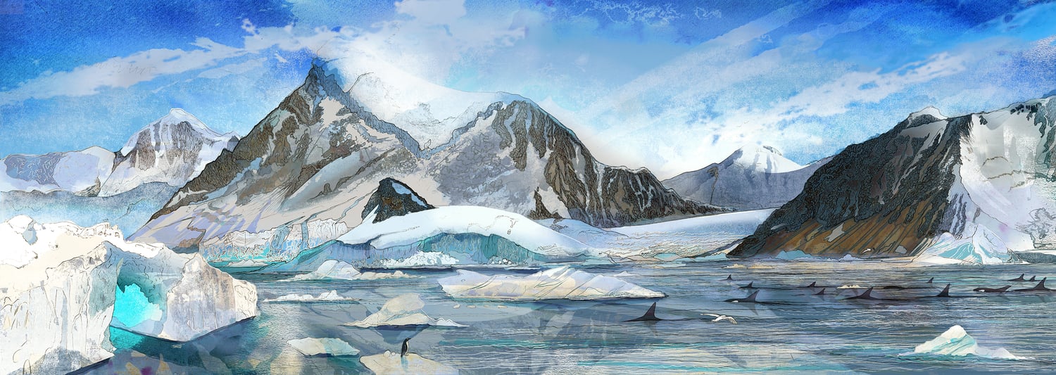 Image of 'Ice Patrol' - Marguerite Bay - Antarctica