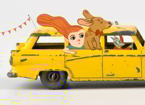 Image of Who's driving that Ford 58 - print