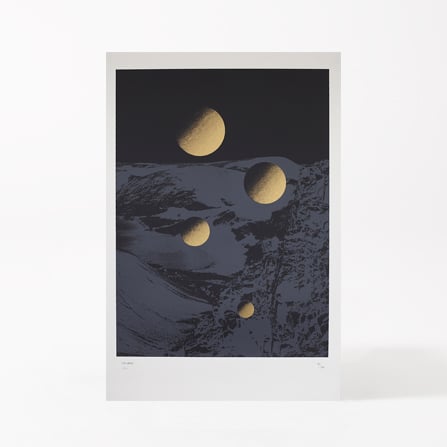 Image of MOONSCAPE BLACK/GOLD