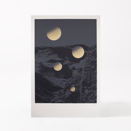 Image of MOONSCAPE GREY/GOLD