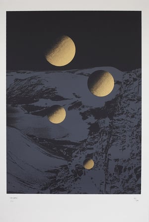 Image of MOONSCAPE BLACK/GOLD