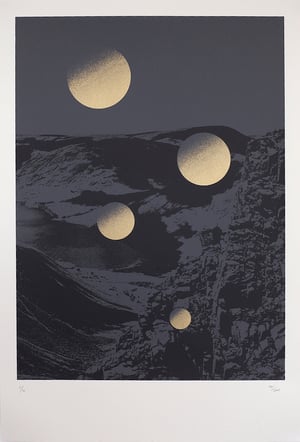 Image of MOONSCAPE GREY/GOLD