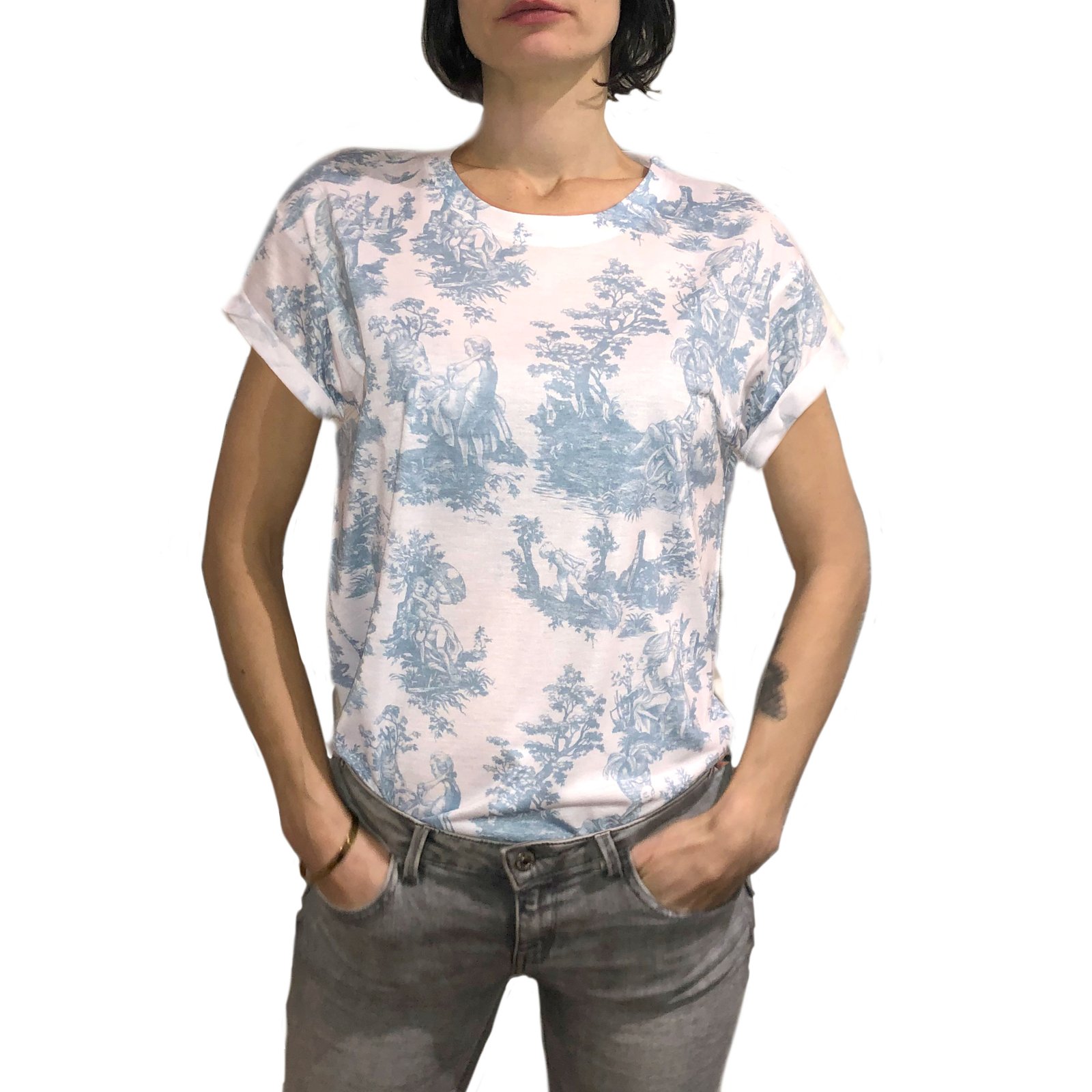 T-Shirt Toile de Jouy / BENJAMIN LACOMBE