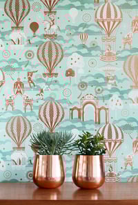 Image 2 of Pleasure Gardens - Pale Verdigris & Copper