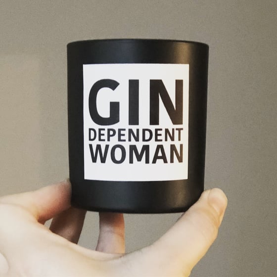 Image of Gin dependent woman