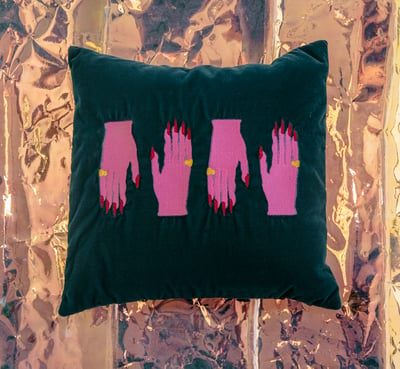 Image of Velvet Hand Pillow