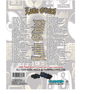 Image of Latin Oldies Pre-loaded Music USB