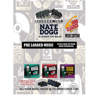 Image of Nate Dogg G Funk Pre-Loaded Music USB