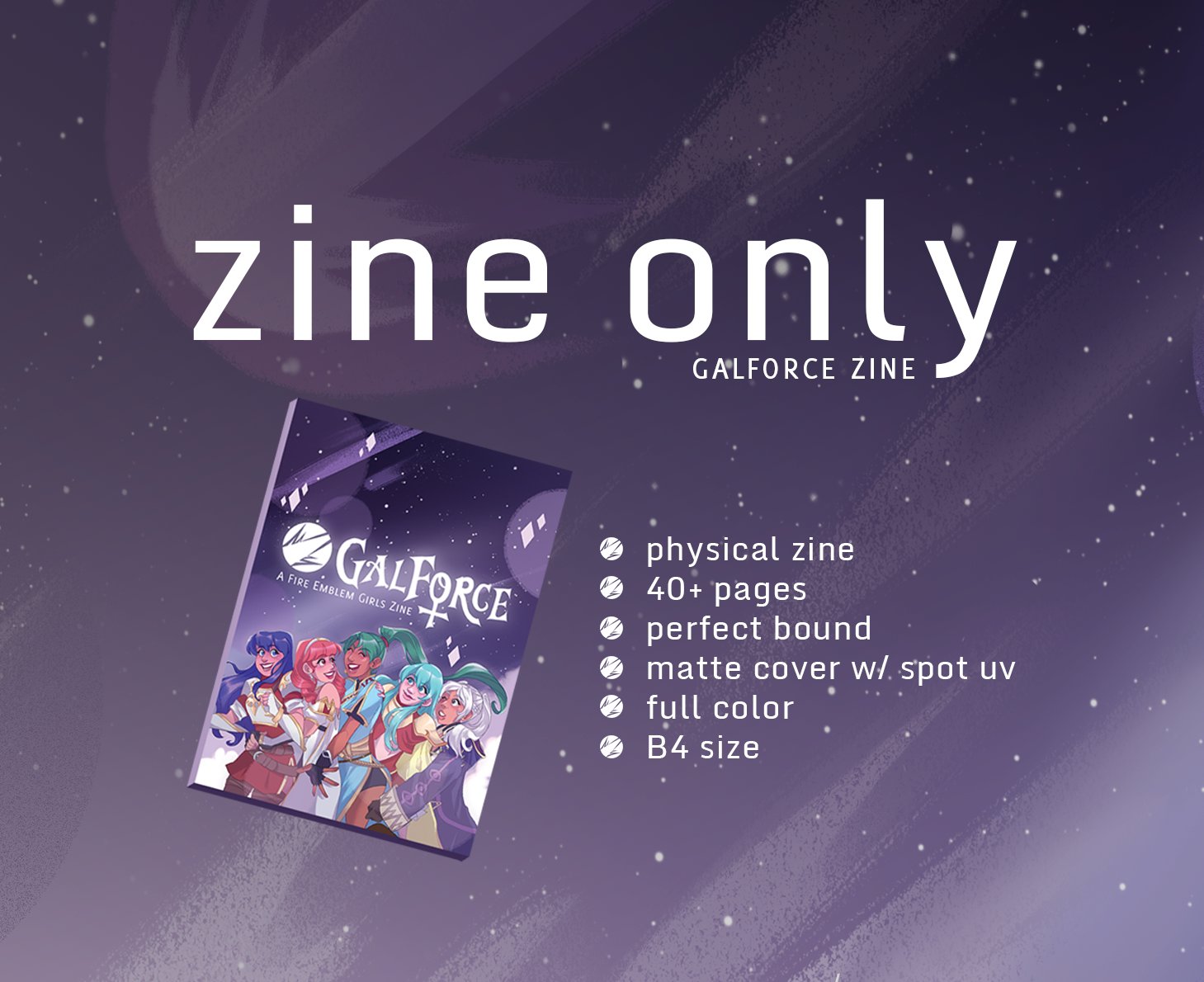 Image of GALFORCE ZINE / Zine Only