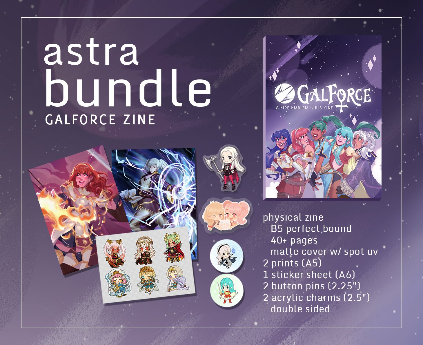 Image of GALFORCE ZINE / Astra Bundle