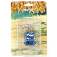 Image 2 of UNDERCOVER × MEDICOM TOY Bear Logo Keychain Blue