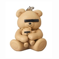 Image 1 of UNDERCOVER × MEDICOM TOY Bear Logo Keychain Beige