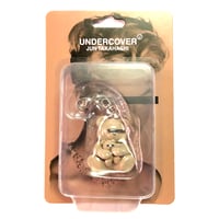 Image 2 of UNDERCOVER × MEDICOM TOY Bear Logo Keychain Beige