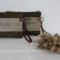 Image 1 of Grandes pochettes plates Poste & Army.