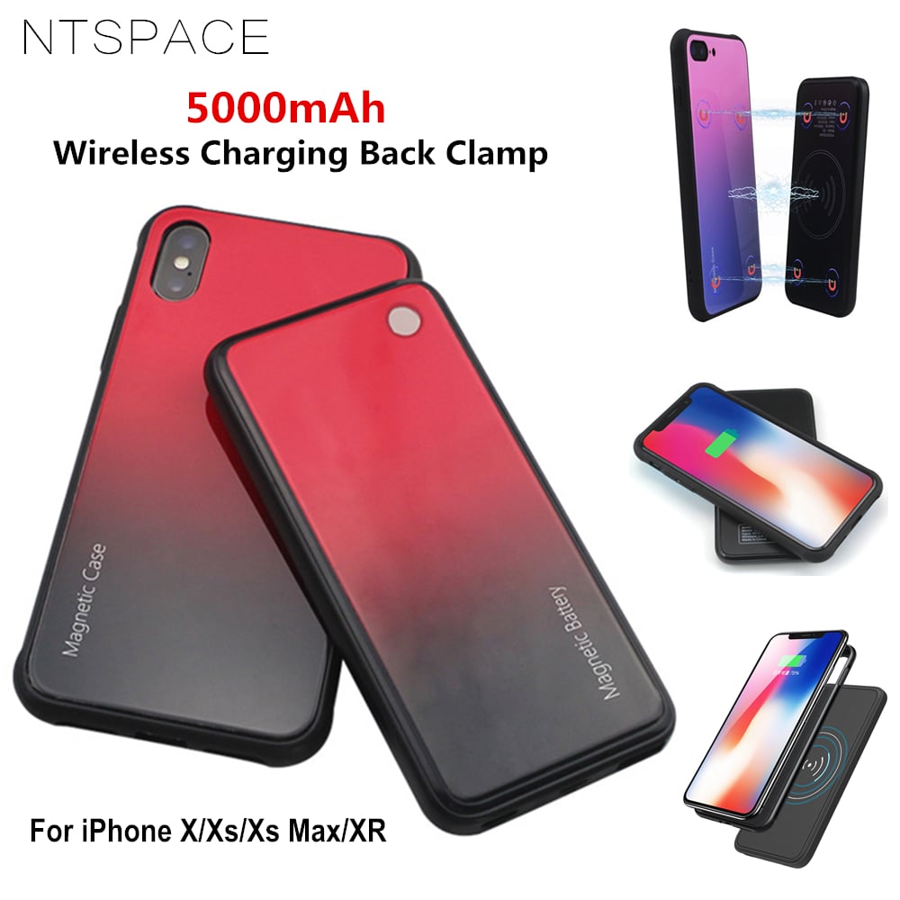 Image of iPhone Xs Max  Wireless Magnetic Battery Charging Case