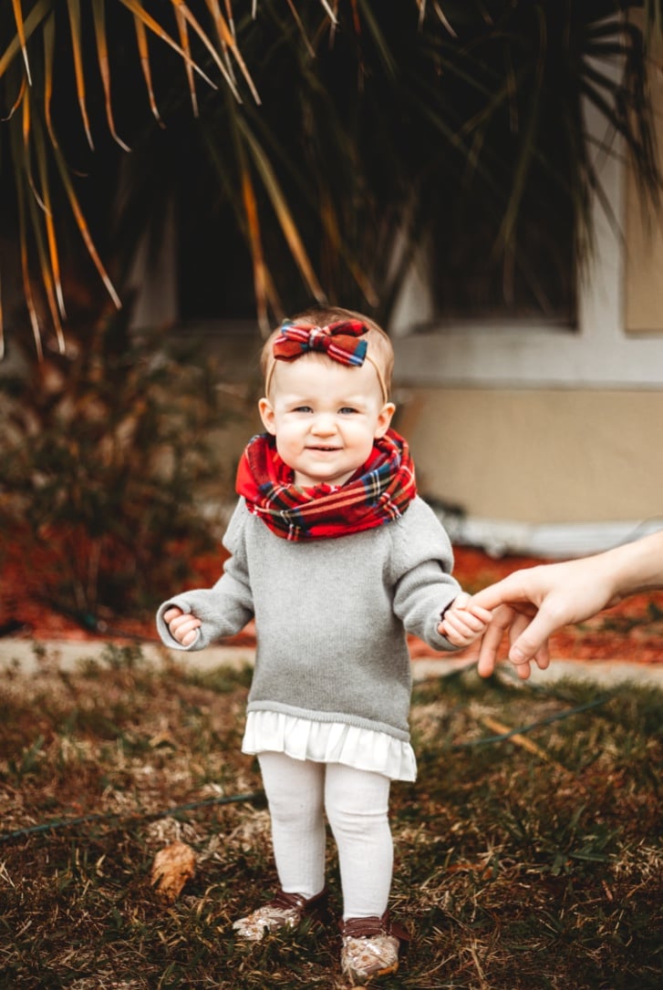 Image of Red Plaid Scarf 