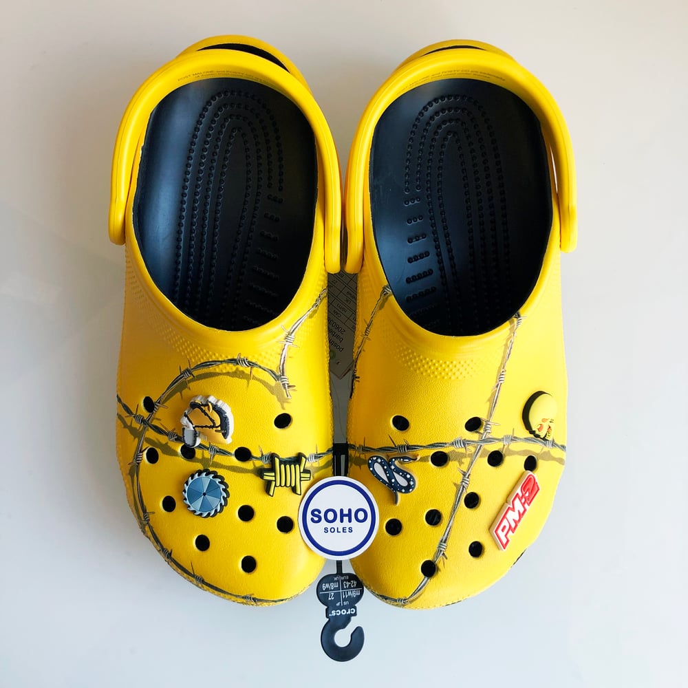 Post Malone x Crocs Dimitri Clog Barbwire Yellow Size 4-14 - IN HAND ...