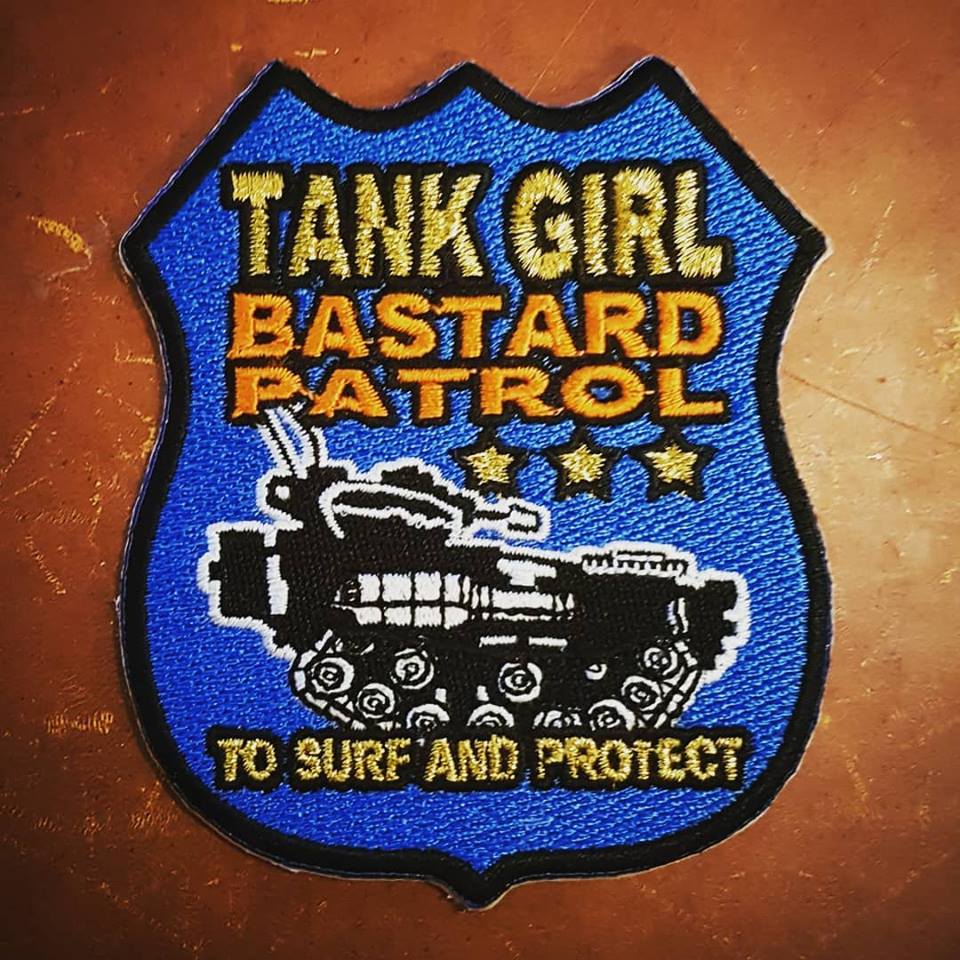 Image of B*stard Patrol Patch (with Tank Girl print)