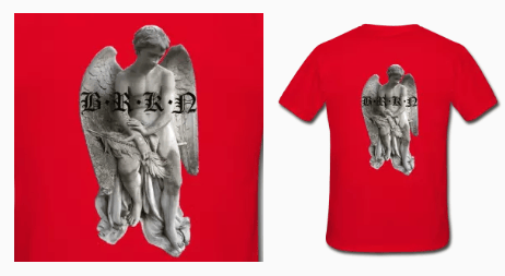 Image of BROKEN Angel Statue T-Shirt 