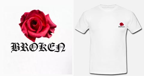 Image of BROKEN Rose Edition T-Shirt