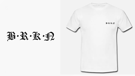 Image of Simple LOGO BROKEN/BRKN T-Shirt