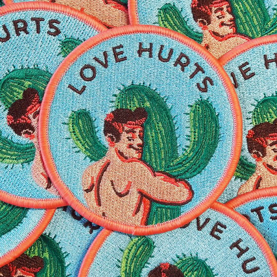 Image of Love Hurts patch by Alberto Becherini
