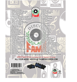 Image of Spanish Fama Records  Pre-Loaded Music USB