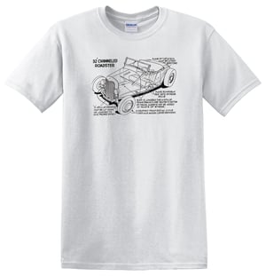 Channeled '32 Roadster Cutaway T-shirt