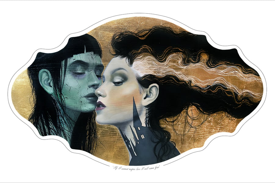 Image of “If I can not inspire love I will cause fear” Limited and open  edition print