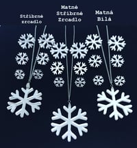 Image 1 of Vločky náušnice - malé/ střední / velké