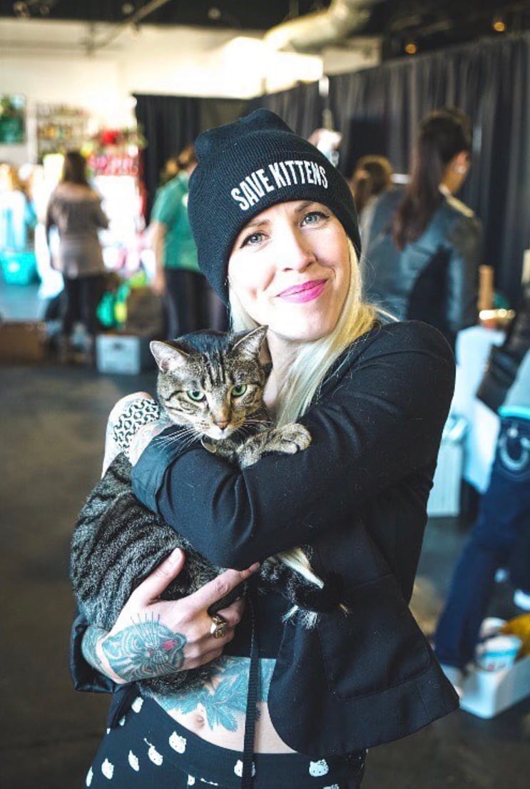 Image of Save Kittens Beanie 