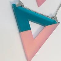 Image 2 of Náhrdelník Acamar Tyrkysová - starorůžová 