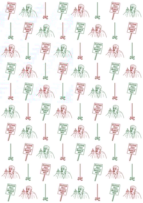 Image of Festivus Wrapping Paper (3 Sheets)