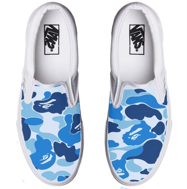 Image of Bape Slip On Vans