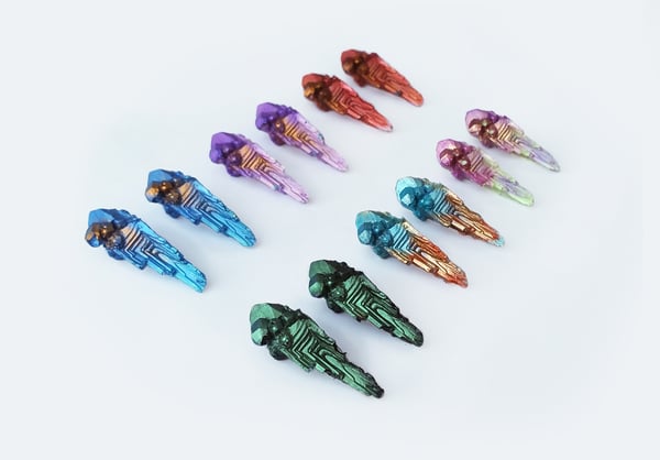 Image of NEW! Citadel Stud Earrings // Assorted colours // NOCTURNE