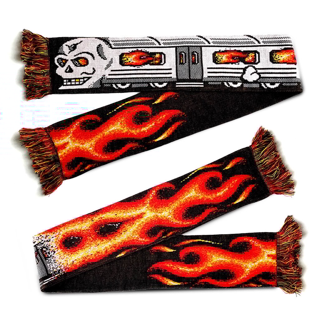Image of OLD SKULL train scarf