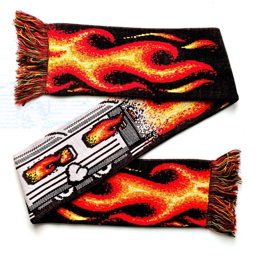 Image of OLD SKULL train scarf