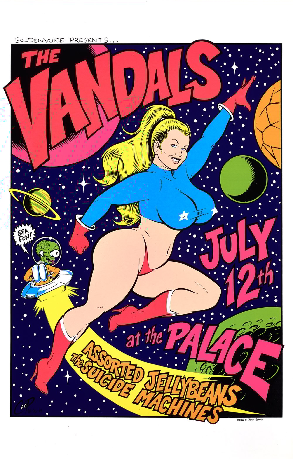 Image of VANDALS vintage silkscreen print