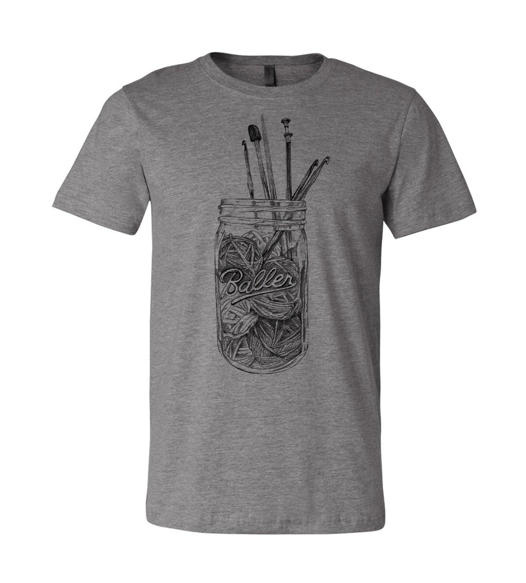 Image of Baller Unisex Gray Tee