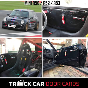 Image of Mini Cooper R50, R52 and R53 Track Car Door Cards